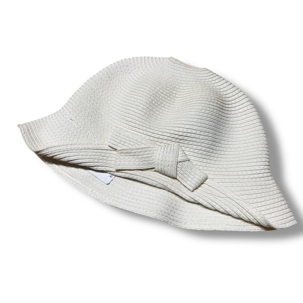 Gymboree Girls Straw Cloche Hat White Off White Daisy Delightful Spring Social 8